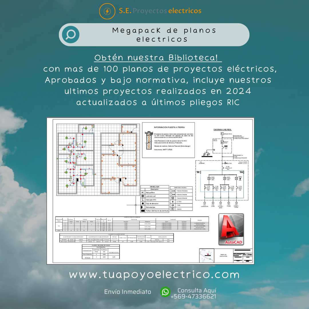 BIBLIOTECA COMPLETA DE PLANOS ELECTRICOS