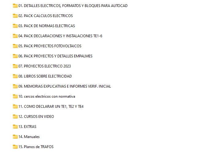 BIBLIOTECA COMPLETA DE PLANOS Y PROYECTOS ELECTRICOS 📚