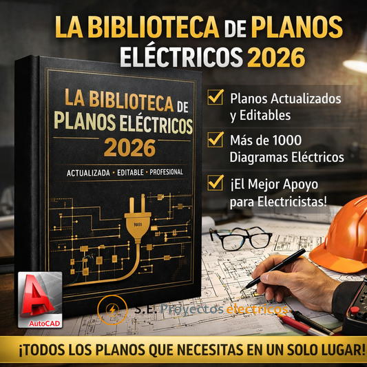 BIBLIOTECA COMPLETA DE PLANOS ELECTRICOS 2026 EDITABLE