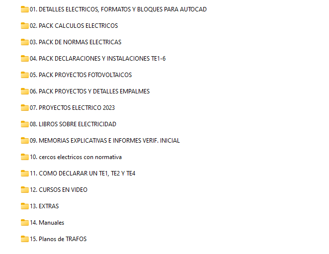 MEGAPACK DE PLANOS Y PROYECTOS ELECTRICOS 📚